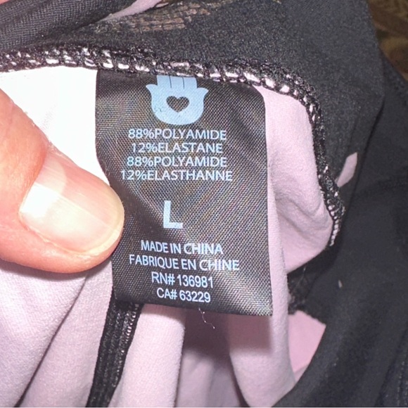 Spiritual Gangster Black and Pink Lightning Leggings - Picture 7 of 9